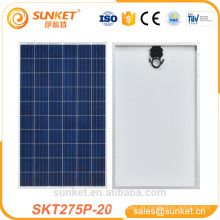 módulo de bajo costo Poly 275w pv 1000 vatios precio del panel solar india
